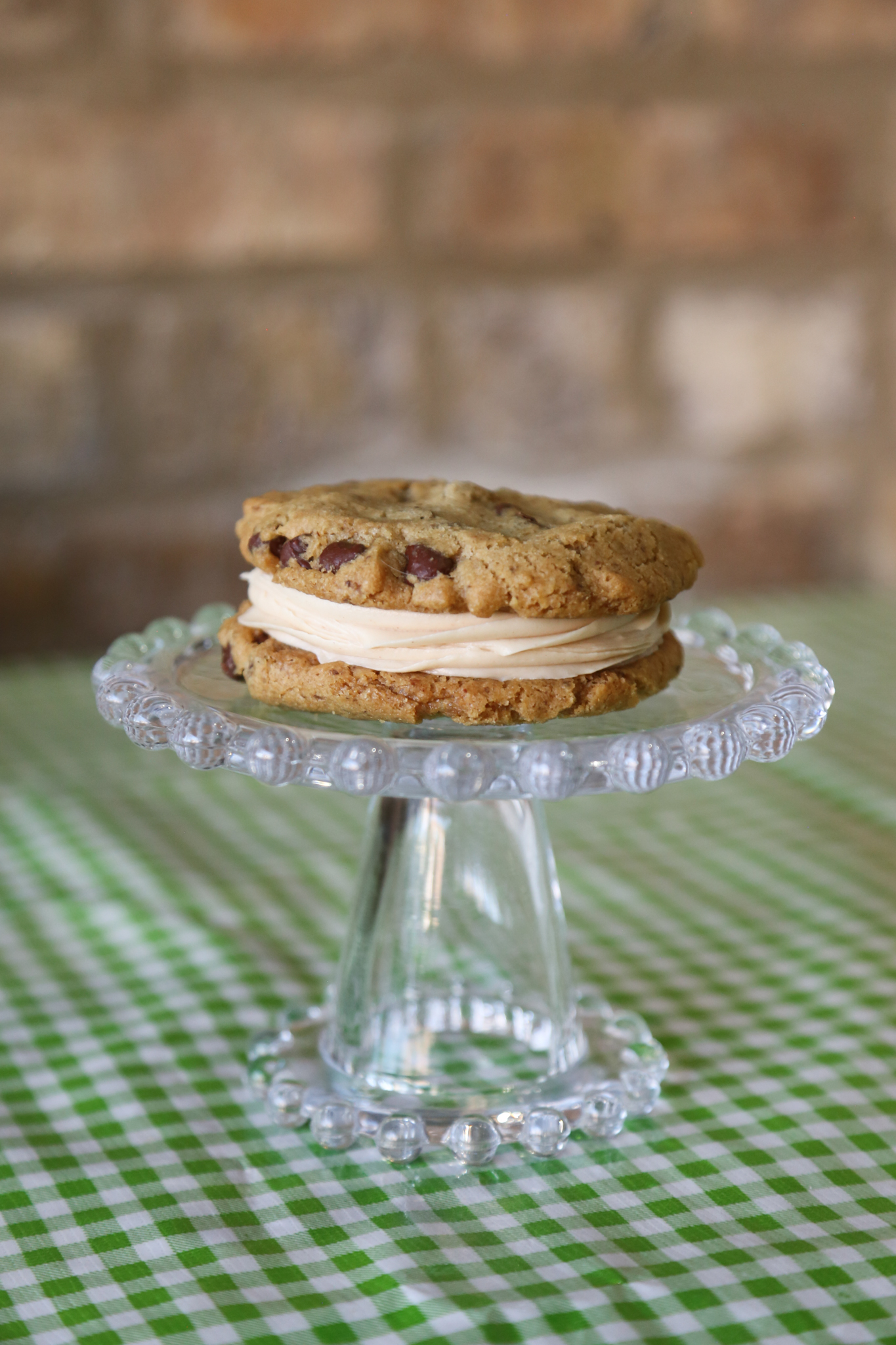 Vegan Chocolate Chip Cookie with Buttercream